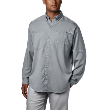 Columbia Muške Košulje - PFG Tamiami II Long Sleeve Sive | CXZB-43270